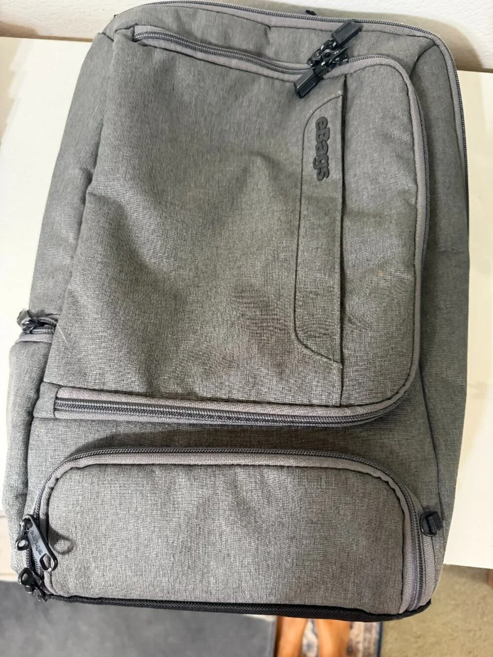 eBags Professional Slim Laptop Backpack Heathered Graphite EB2146-16